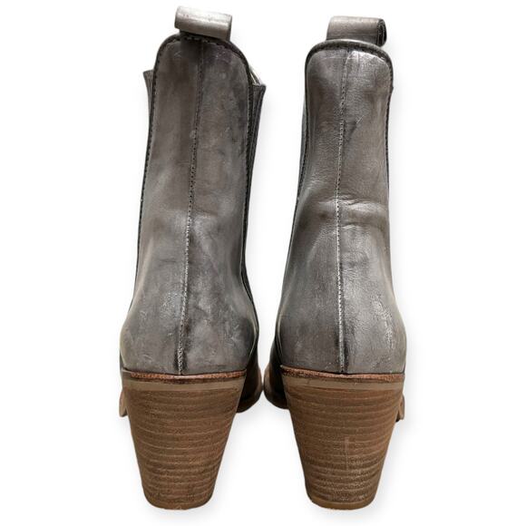 DICO D.Co Copenhagen Gray Leather Pointed Toe Chelsea Boots Women's EU40 US 9.5 - Picture 3 of 10